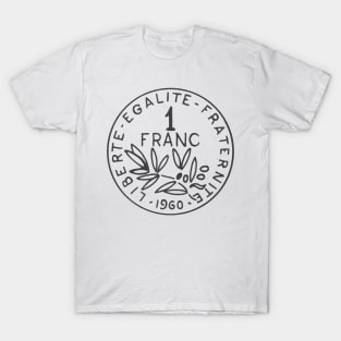 1 Franc - 1960 T-Shirt